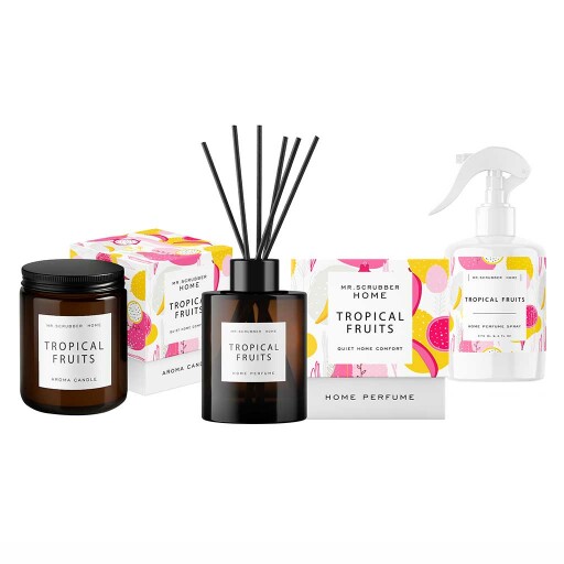 Подарунковий набір для дому Tropical Fruits Mr.SCRUBBER