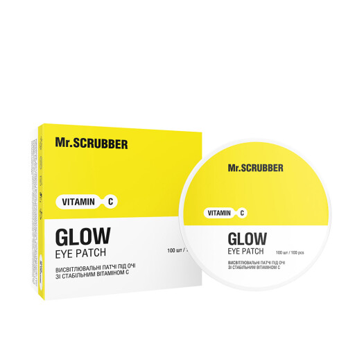 Висвітлювальні патчі під очі Glow Vitamin C зі стабільним вітаміном С Mr.SCRUBBER