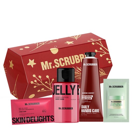 Подарунковий набір Secret Santa Red Mr.SCRUBBER