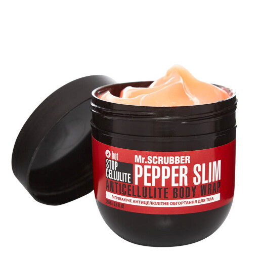 Зігрівальне антицелюлітне обгортання для тіла Stop Cellulite Pepper Slim Mr.SCRUBBER