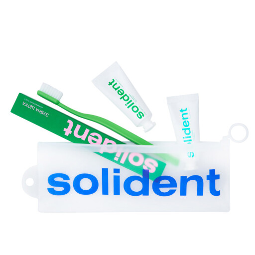 Набір для подорожей Solident travel kit Mint / Watermelon