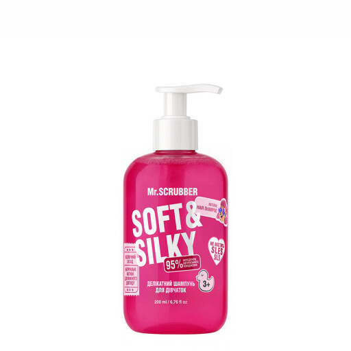 Дитячий шампунь для волосся Soft & Silky Mr.SCRUBBER