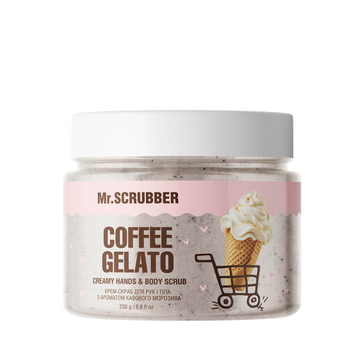 Крем-скраб для рук і тіла з ароматом кавового морозива Coffee Gelato Mr.SCRUBBER