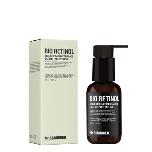 Ензимний гель-пілінг для обличчя Bio Retinol з бакучіолом і ензимом граната Mr.SCRUBBER