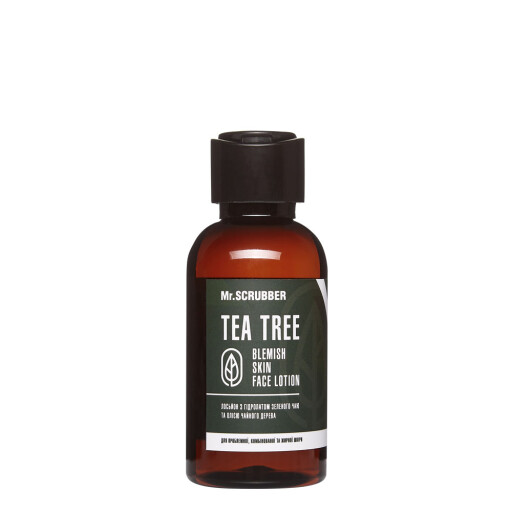 Лосьйон з гідролатом зеленого чаю Blemish Skin Face Lotion Tea Tree Mr.SCRUBBER