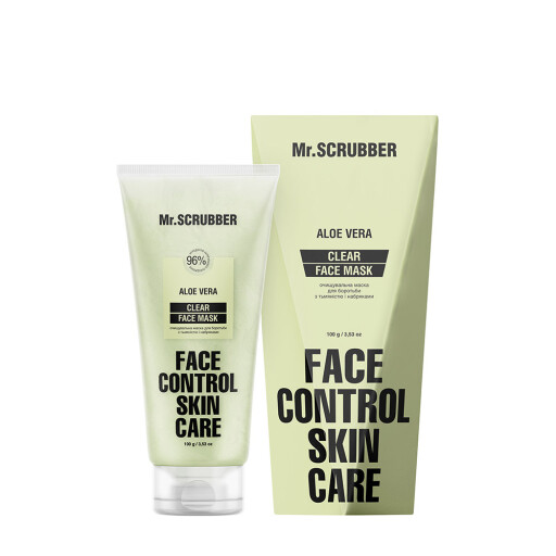 Очищувальна маска для боротьби з тьмяністю і набряками Clear Face Control Mr.SCRUBBER