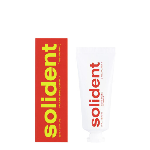 Щоденна відбілювальна зубна паста Solident Pineapple mint / ананас-м'ята, 25 ml