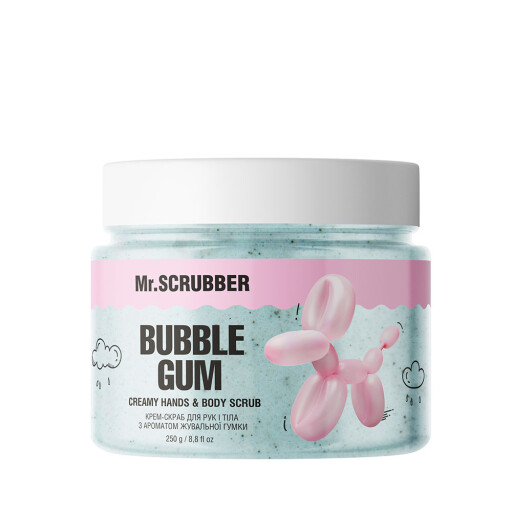 Крем-скраб для рук і тіла з ароматом жувальної гумки Bubble Gum Mr.SCRUBBER