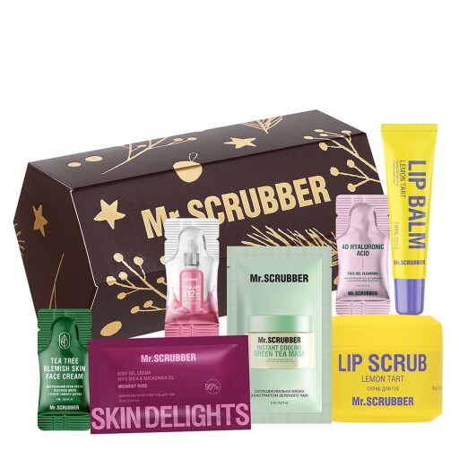 Подарунковий набір Secret Santa Brown Mr.SCRUBBER