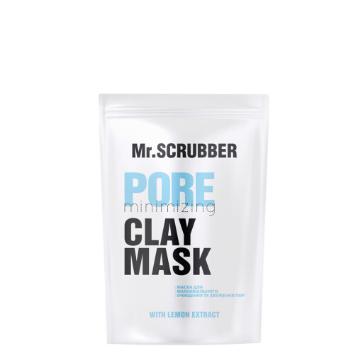 Маска для максимального очищення і звуження пор Pore Minimizing Clay Mask Mr.SCRUBBER