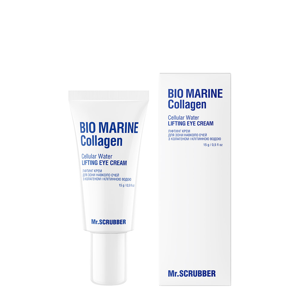 Ліфтинг крем для зони навколо очей Bio Marine Collagen з колагеном і клітинною водою Mr.SCRUBBER