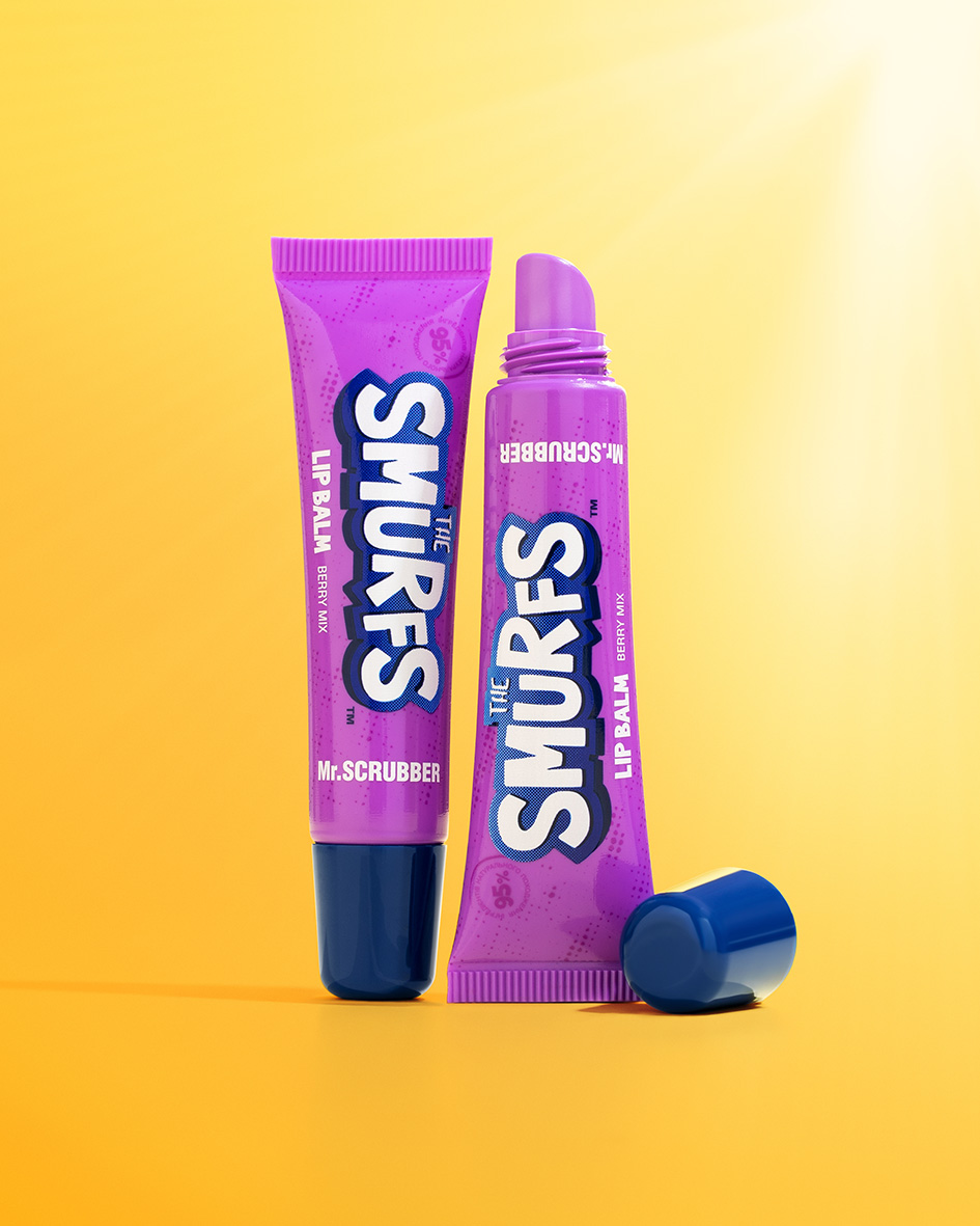 Бальзам для губ The Smurfs із ароматом ягідного міксу Mr.SCRUBBER