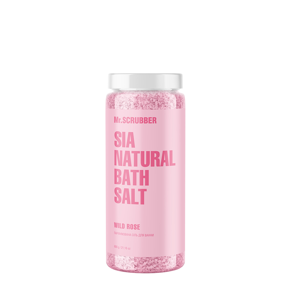 Парфумована сіль для ванни Sia Natural Bath Salt Wild Rose Mr.SCRUBBER