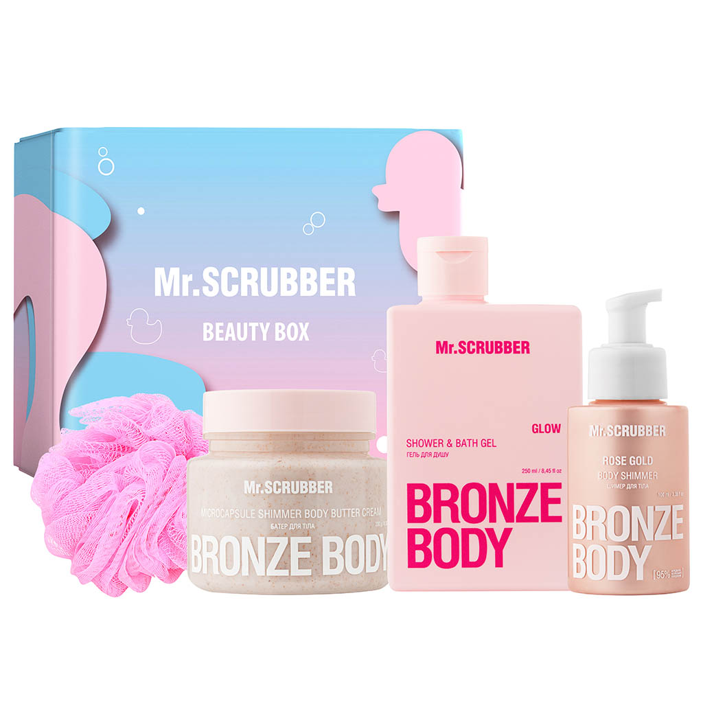 Подарунковий набір GOLD & GLOW SET Mr.SCRUBBER