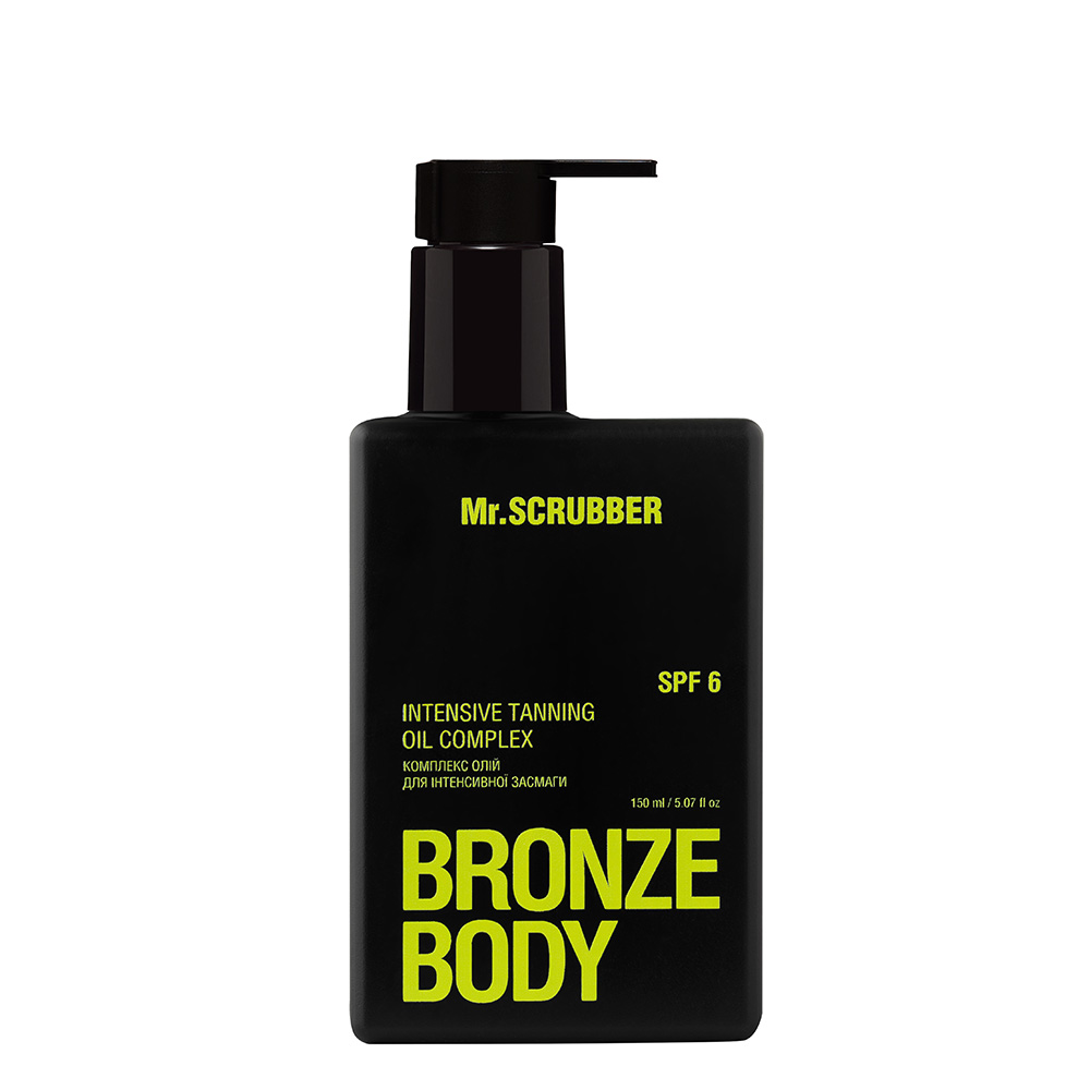 Комплекс олій для інтенсивної засмаги SPF 6 Bronze Body Mr.SCRUBBER