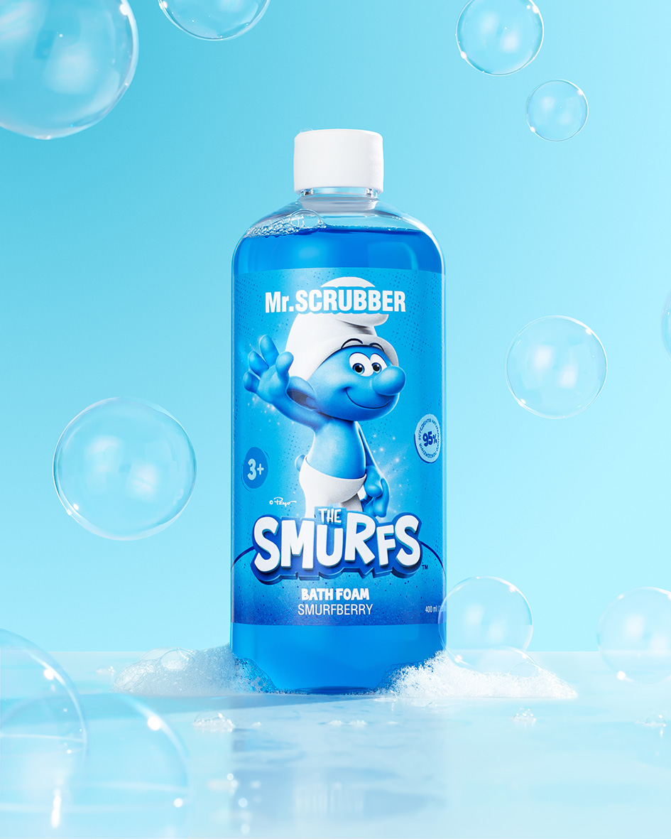 Піна для ванни The Smurfs Smurfberry Mr.SCRUBBER