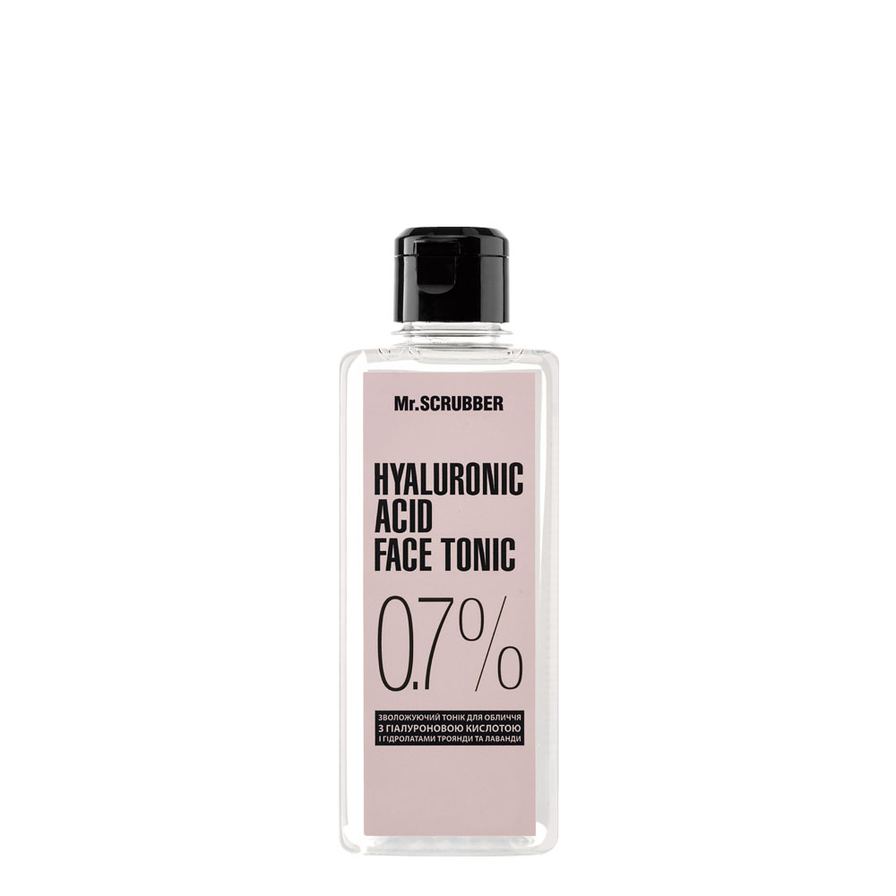 Тонік для обличчя з гіалуроновою кислотою Hyaluronic acid face tonic 0,7% Mr.SCRUBBER