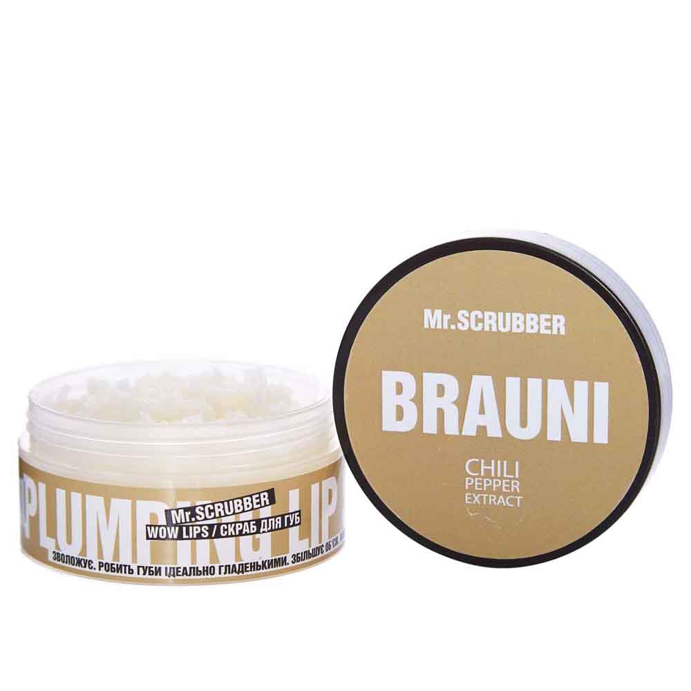 Скраб для губ Wow Lips Brauni Mr.SCRUBBER