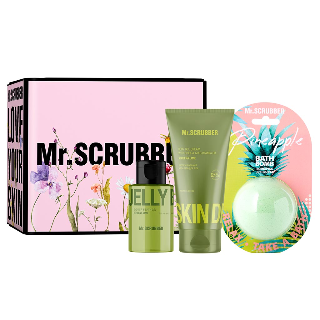 Подарунковий набір TROPICAL LIME Mr.SCRUBBER