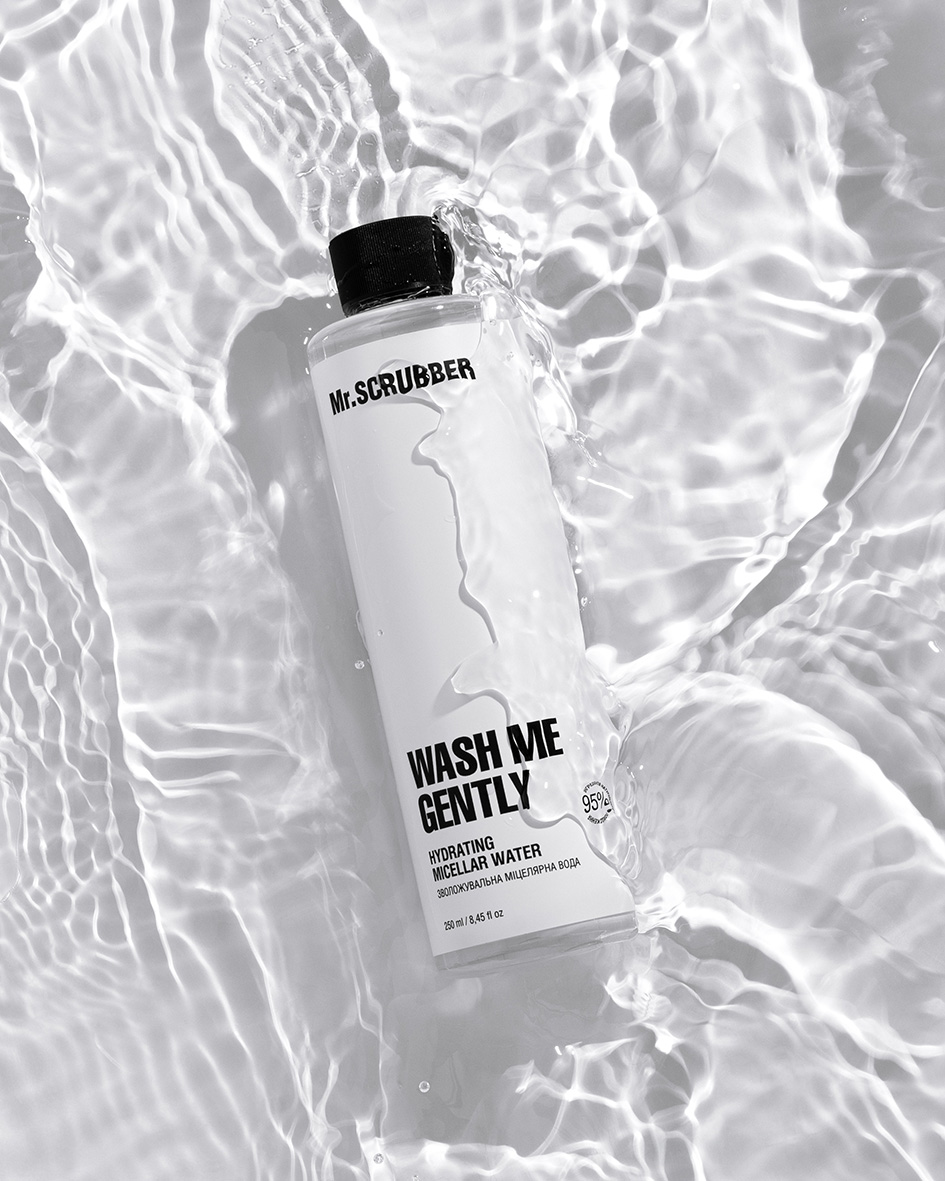 Зволожувальна міцелярна вода WASH ME GENTLY Mr.SCRUBBER