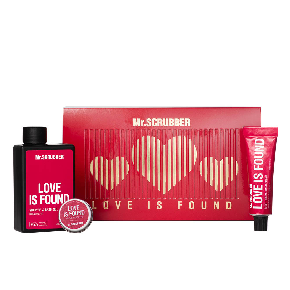 Подарунковий набір Love is found Mr.SCRUBBER