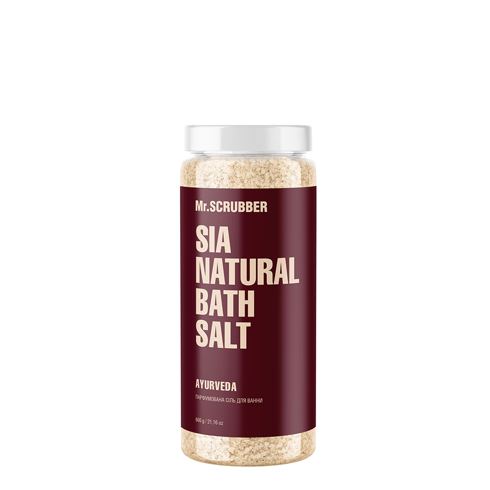 Парфумована сіль для ванни Sia Natural Bath Salt Ayurveda Mr.SCRUBBER