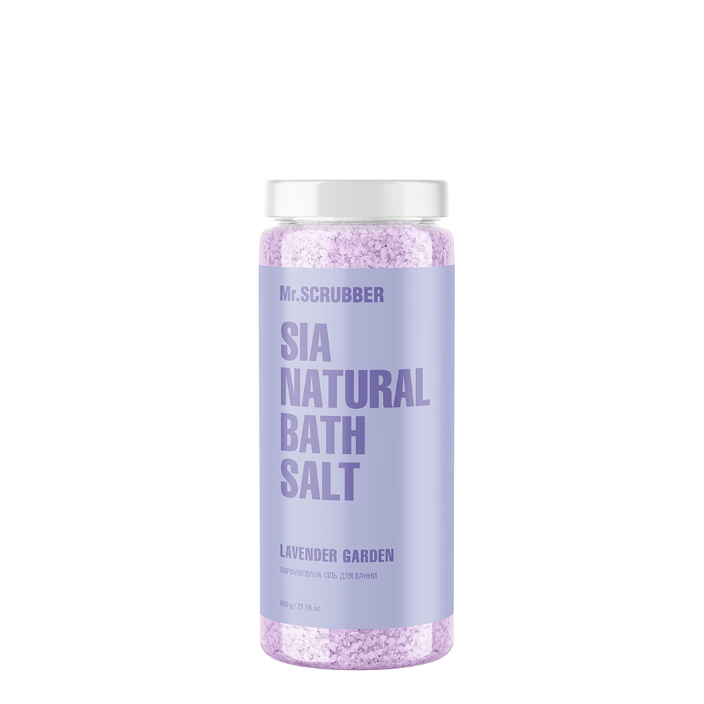 Парфумована сіль для ванни Sia Natural Bath Salt Lavender Garden Mr.SCRUBBER