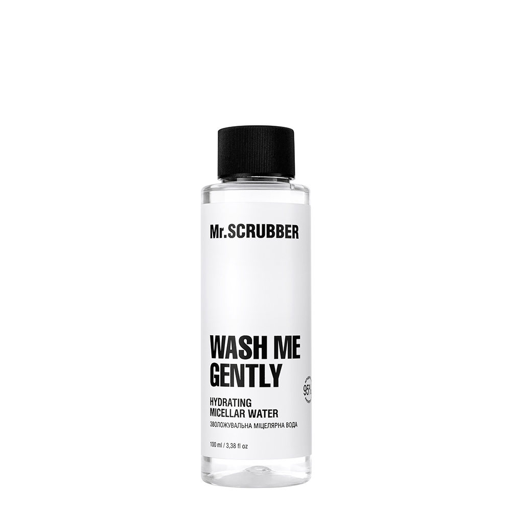Зволожувальна міцелярна вода WASH ME GENTLY, 100 ml  Mr.SCRUBBER