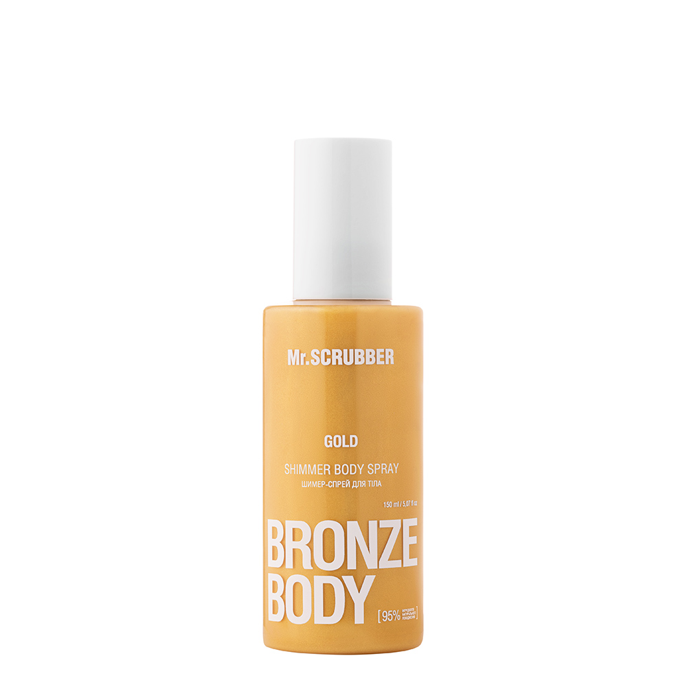 Шимер-спрей для тіла Gold Bronze Body Mr.SCRUBBER