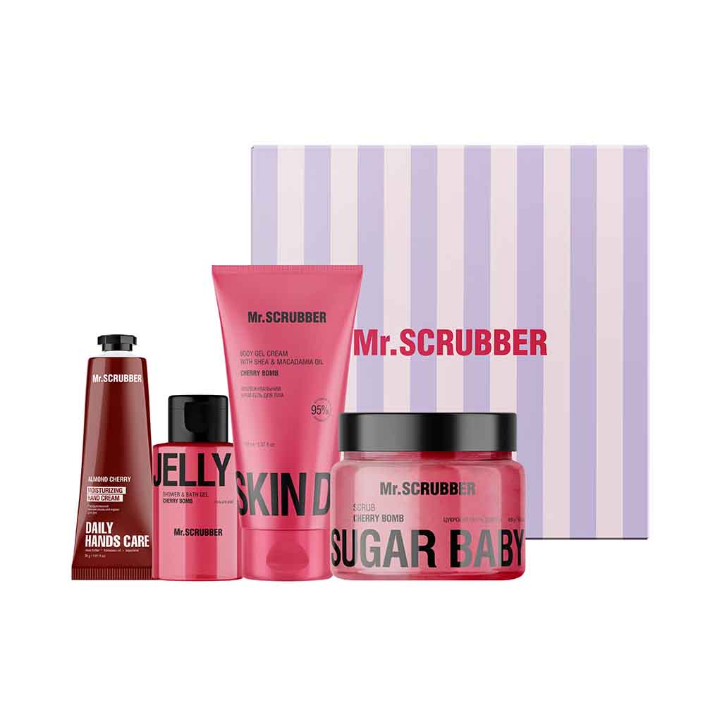 Подарунковий набір Cherry Care Mr.SCRUBBER
