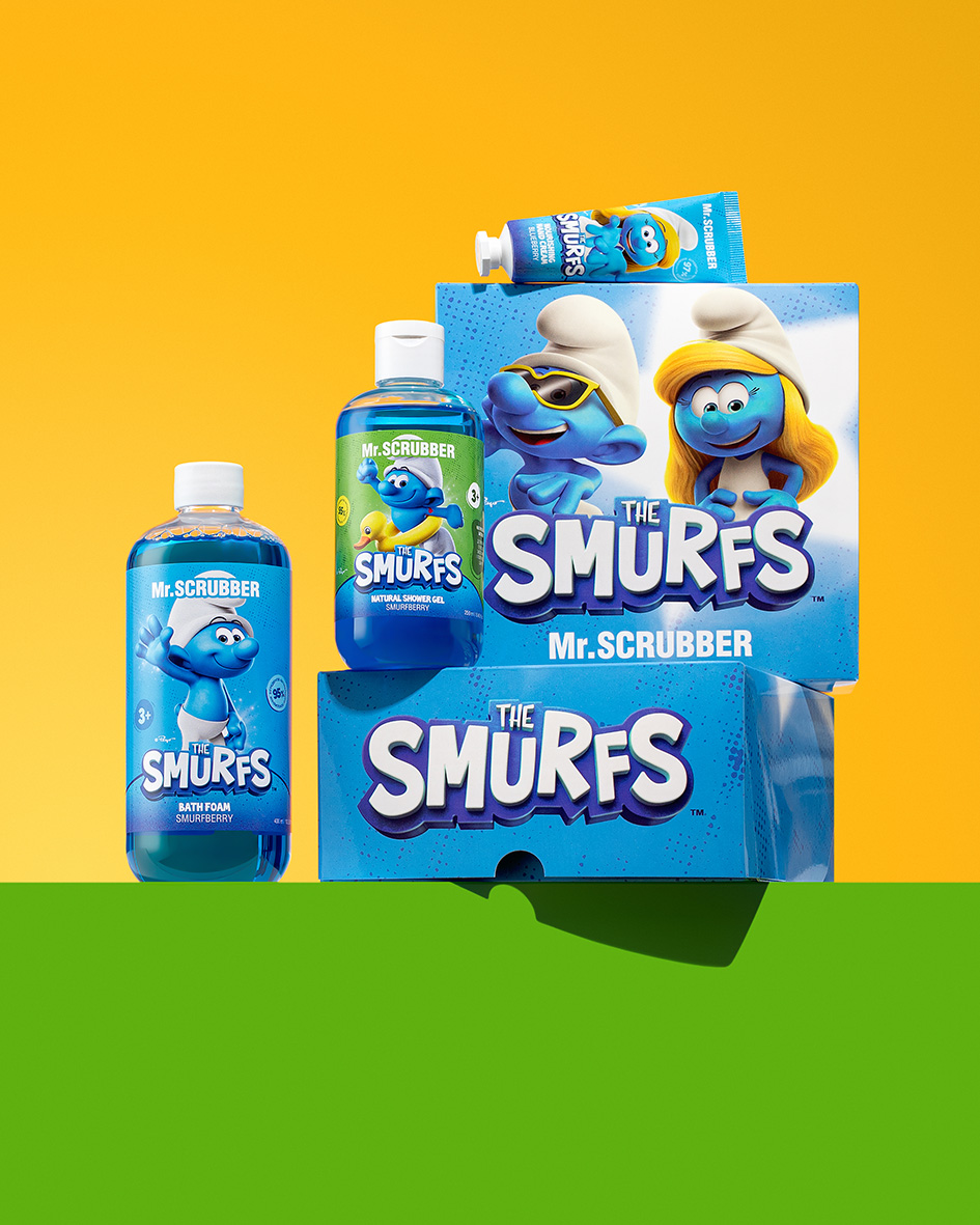 Подарунковий набір The Smurfs Bubble Fun Set Mr.SCRUBBER