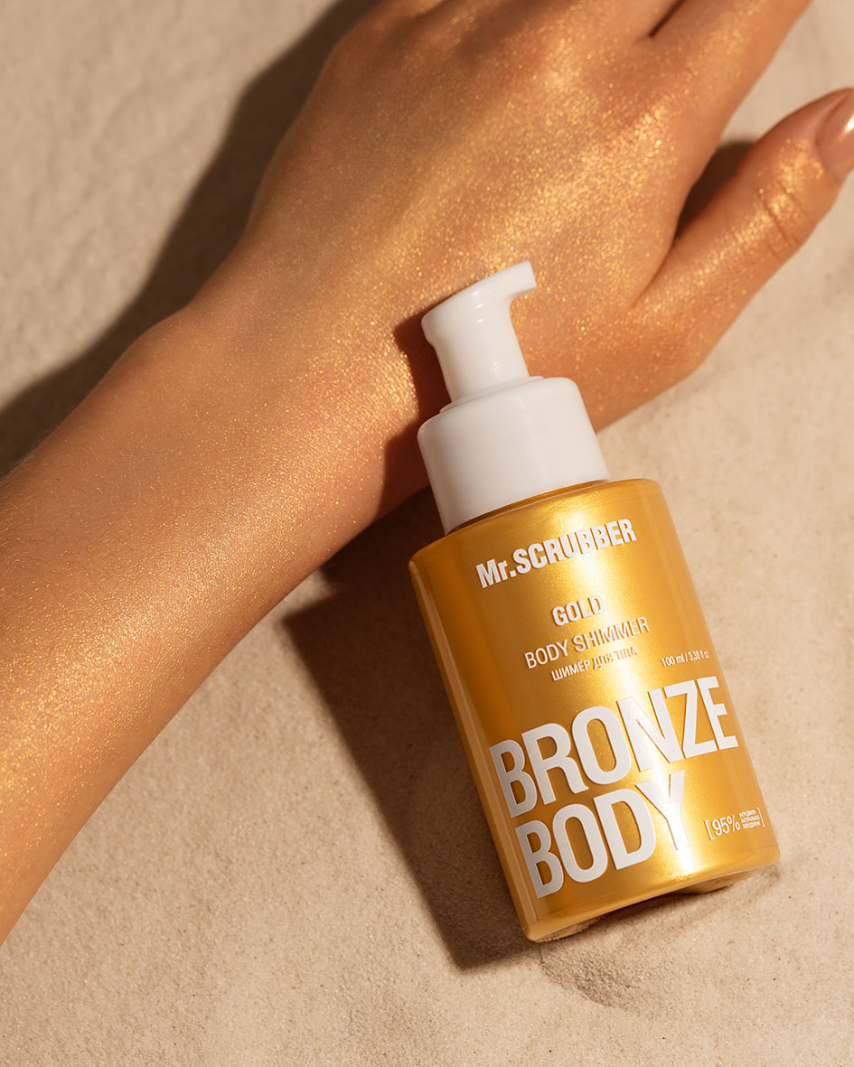 Шимер для тіла Gold Bronze Body Mr.SCRUBBER