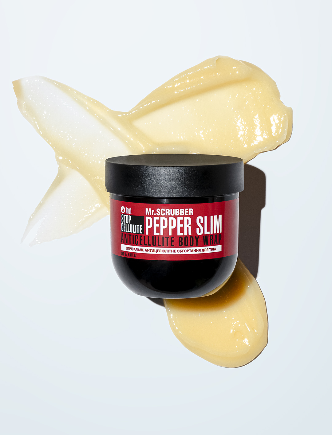 Зігрівальне антицелюлітне обгортання для тіла Stop Cellulite Pepper Slim Mr.SCRUBBER