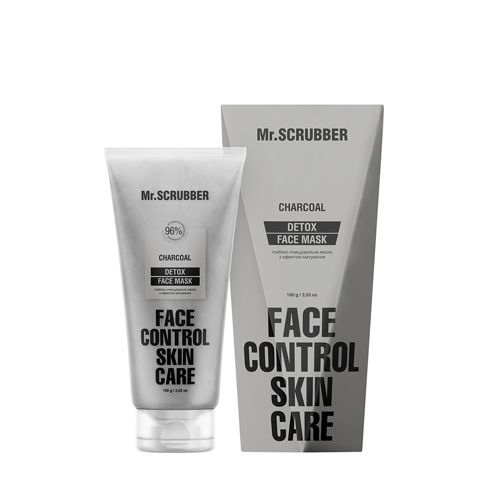Глибоко очищувальна маска з ефектом матування Detox Face Control Mr.SCRUBBER