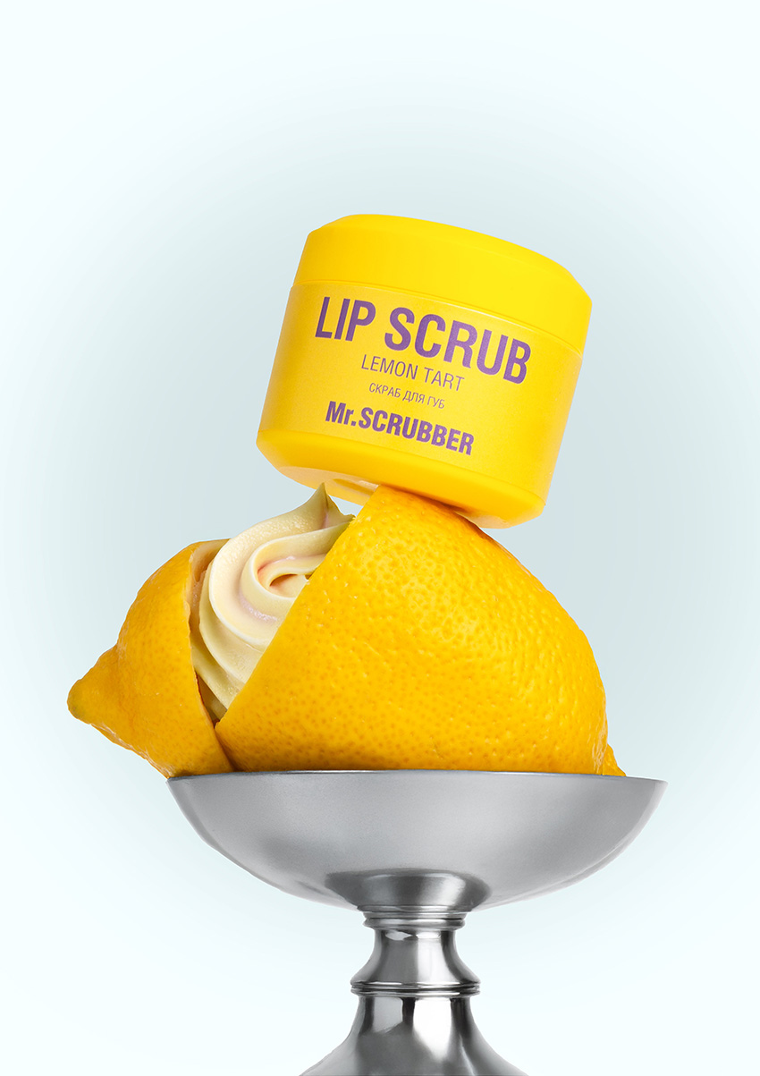 Cкраб для губ Lip Scrub Lemon Tart із ароматом лимонного тарту Mr.SCRUBBER