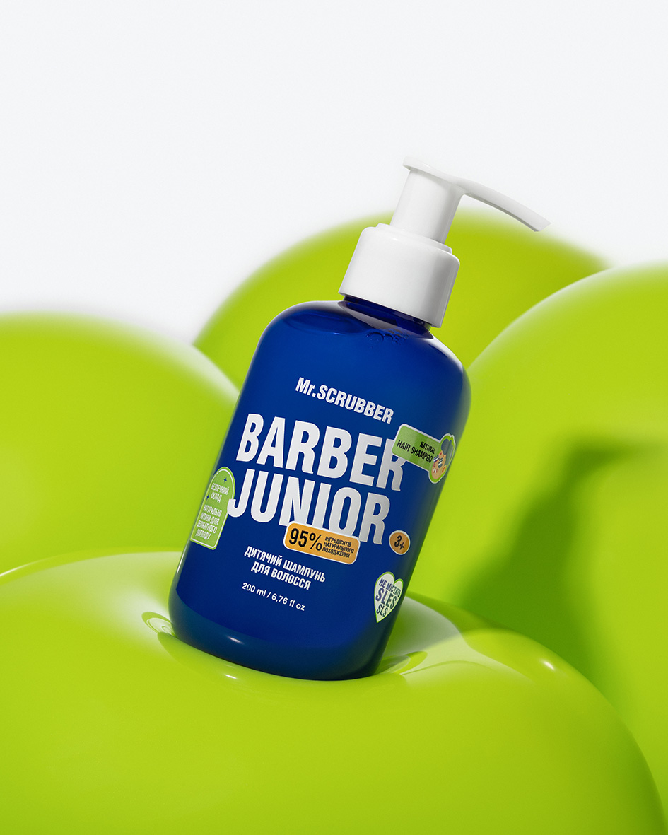 Дитячий шампунь для волосся Barber Junior Mr.SCRUBBER