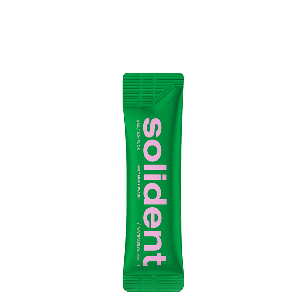 Набір ополіскувачів для ротової порожнини Solident Watermelon mint / кавун-м'ята