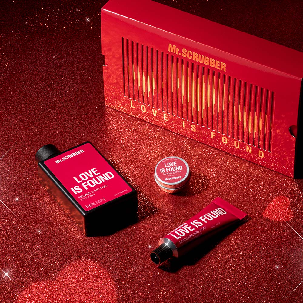 Подарунковий набір Love is found Mr.SCRUBBER