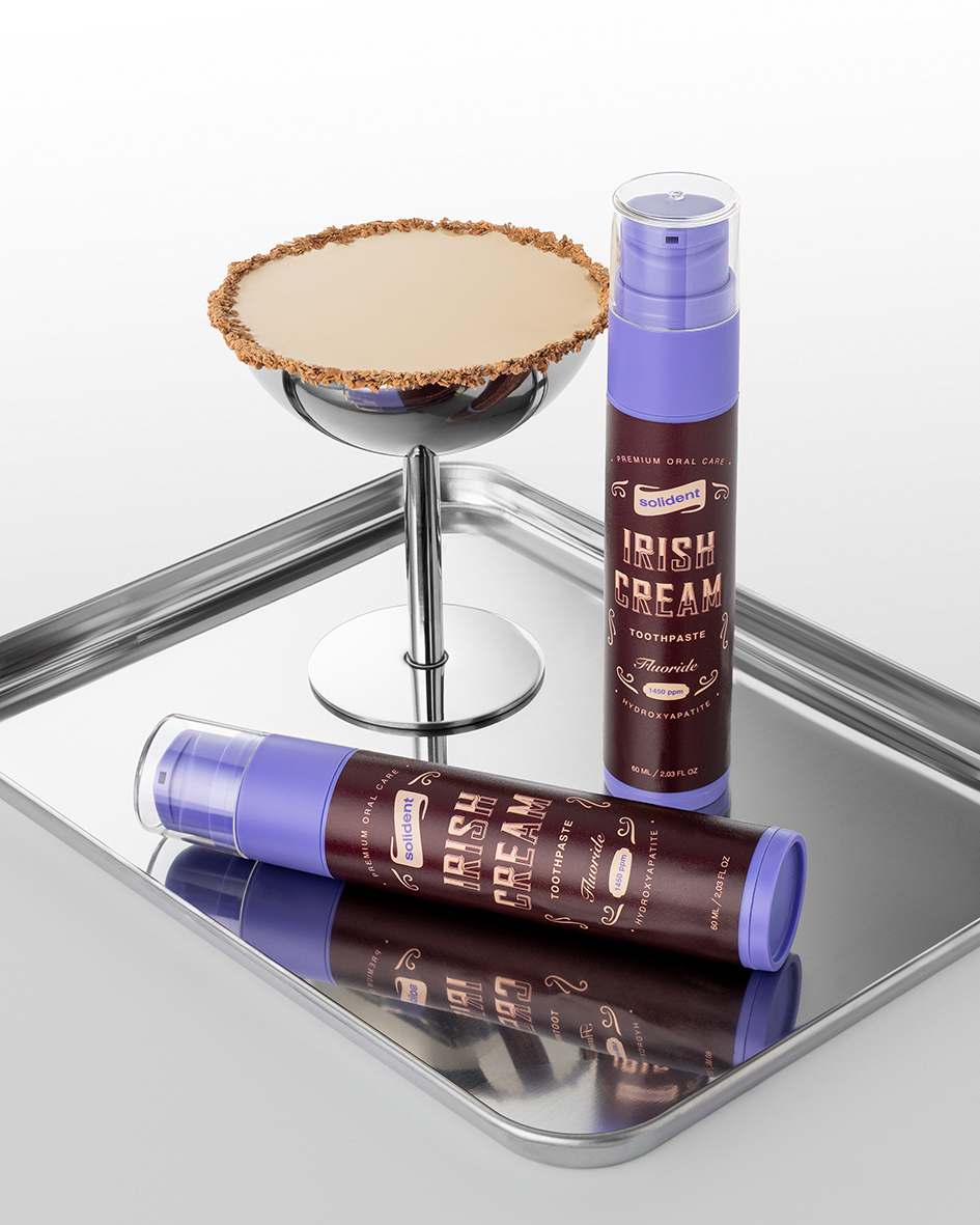Зубна паста Solident Irish Cream Liqueur з фтором 1450 ppm