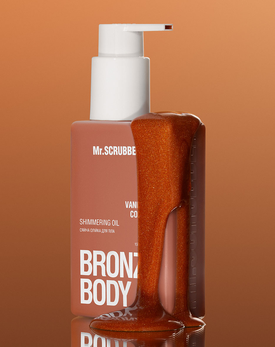 Сяйна олійка для тіла Vanilla Coconut Bronze Body Mr.SCRUBBER