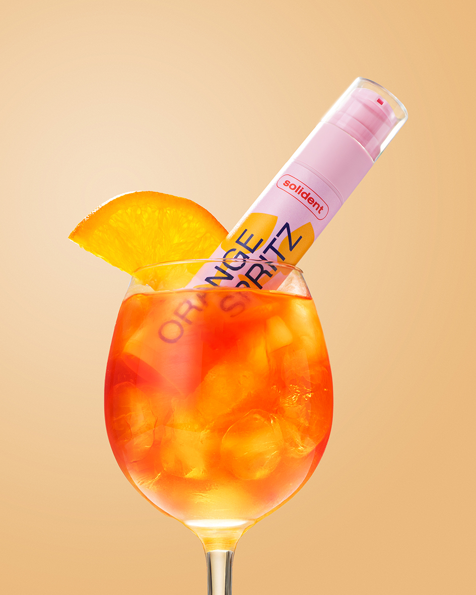 Зубна паста Solident Апельсиновий шпріц з фтором 1450 ppm