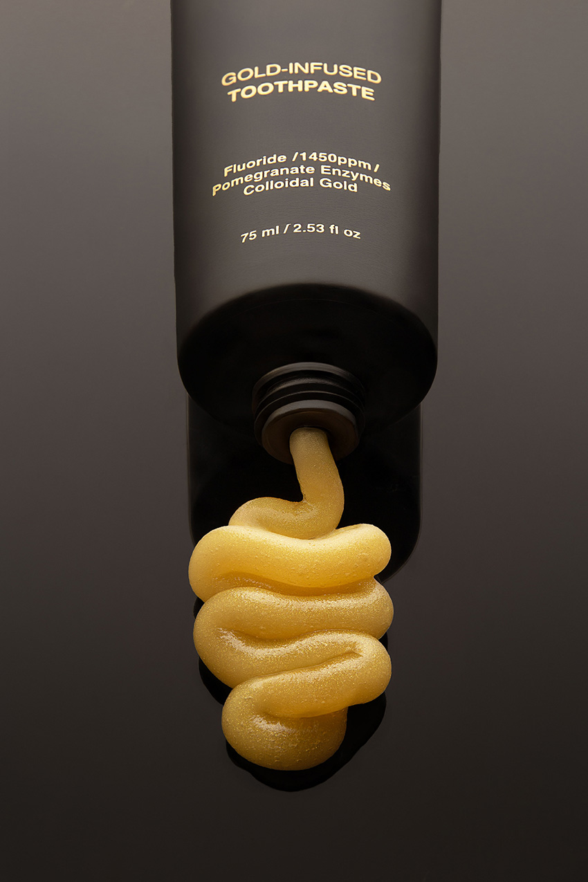 Зубна паста Solident Gold-Infused Toothpaste з колоїдним золотом
