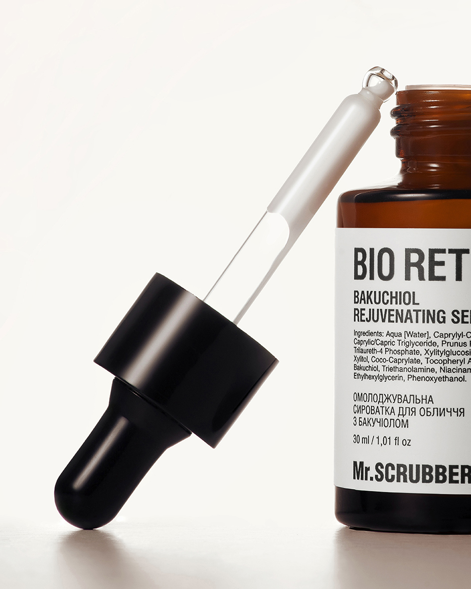 Омолоджувальна сироватка для обличчя Bio Retinol з бакучіолом Mr.SCRUBBER