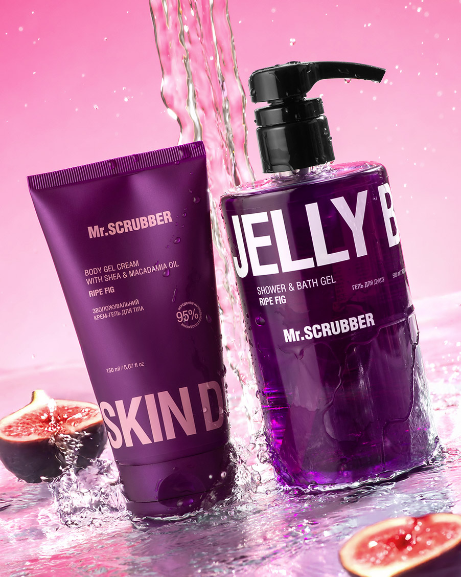 Зволожувальний крем-гель для тіла Skin Delights Ripe fig Mr.SCRUBBER