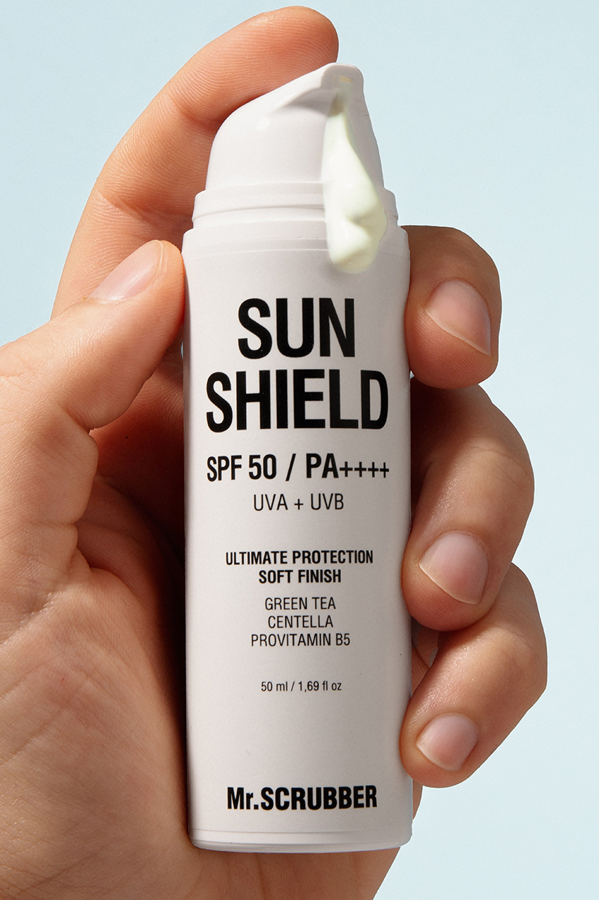 Сонцезахисний крем для обличчя Sun Shield SPF 50 Mr.SCRUBBER