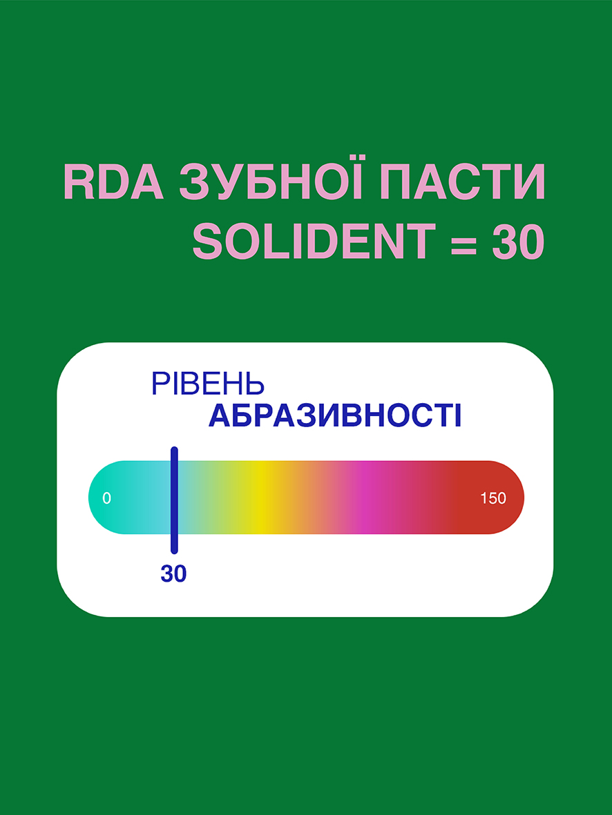 Щоденна відбілювальна зубна паста Solident Watermelon mint / кавун-м'ята, 25 ml