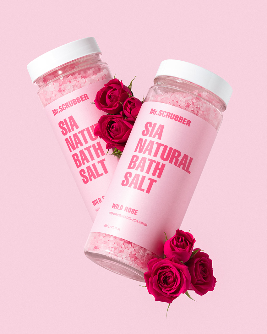 Парфумована сіль для ванни Sia Natural Bath Salt Wild Rose Mr.SCRUBBER