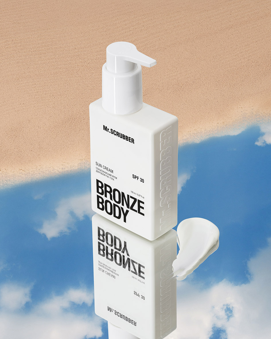 Сонцезахисний крем для обличчя і тіла SPF 30 Bronze Body Mr.SCRUBBER