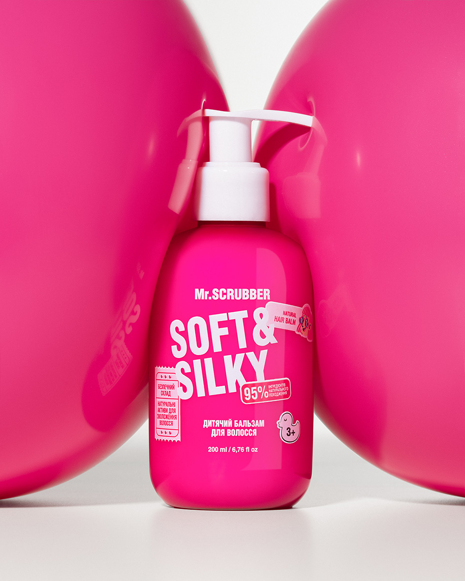 Дитячий бальзам для волосся Soft & Silky Mr.SCRUBBER