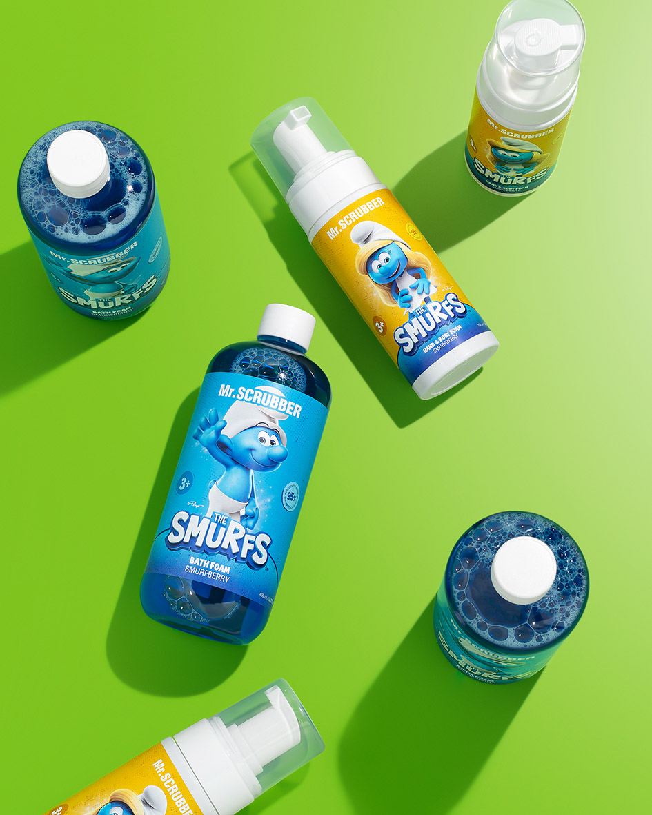 Піна для ванни The Smurfs Smurfberry Mr.SCRUBBER